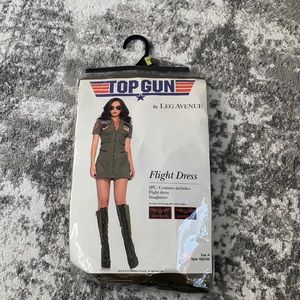 Top gun womens flight dress costume size M